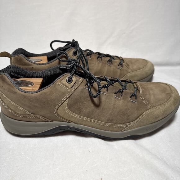 ECCO Espinho Hiking Shoes Mens Size 13 Brown Lace Sneakers Suede Outdoor Casual main image 4